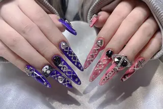 ネイル 長さだし専門店 M2　rikaのネイルデザイン