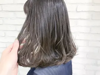 ミディアム カラー 横浜🍒ルーツカラー エクステ/RIEのヘアスタイル