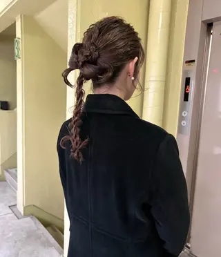 ロング ヘアアレンジ 透明感似合わせカラー 🍀あかり🍀のヘアスタイル