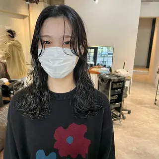 ミディアム パーマ ショート・ボブ ・ウルフ✂︎IMAIのヘアスタイル
