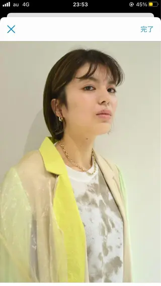 ショート カラー 髪質改善カラー/ボブ 🌻Mutsumiのヘアスタイル