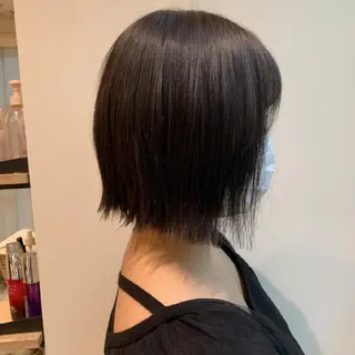 ショート カラー 🖤小顔ボブ/ウルフ レイヤー🖤山本諒のヘアスタイル