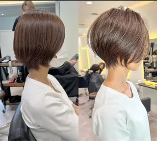 ショート 大人ショート特化/ カットモデル/表参道のヘアスタイル