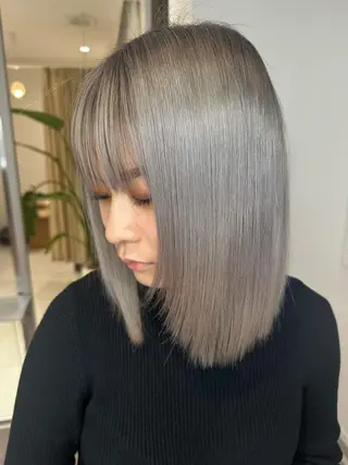 ミディアム カラー Merlyosaka 早川未来のヘアスタイル