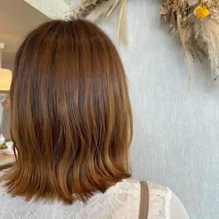 ミディアム bisou_ SAEのヘアスタイル