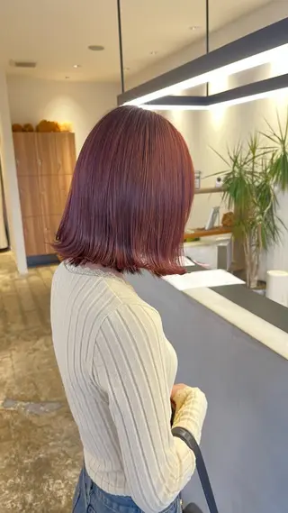 カラー 坂下 かのんのヘアスタイル