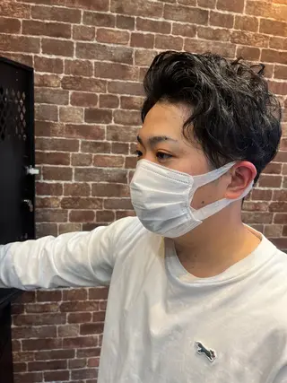 ショート カラー メンズ 久木原 ゆりのヘアスタイル