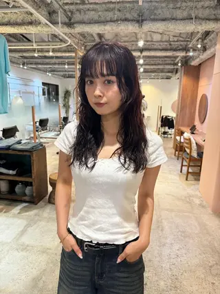 ショート カラー パーマ CEINE OURのヘアスタイル