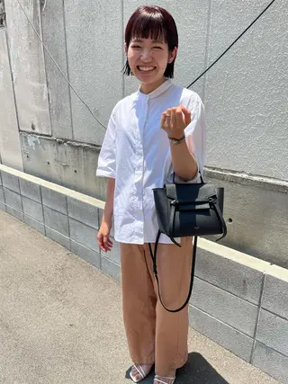 ミディアム さの あやねのヘアスタイル