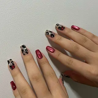 ネイル パラあり！フィルイン 美フォルムのネイルデザイン