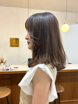 セミロング ayano🫧 《CIEN》のヘアスタイル