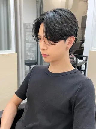 ショート カラー パーマ ヘアアレンジ メンズ 亀井隆汰/メンズ専門 パーマ特化美容師のヘアスタイル