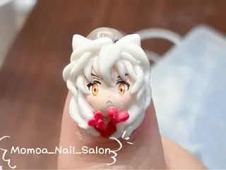 ネイル MoMoA Nail ネイル長さ出し専門店のネイルデザイン