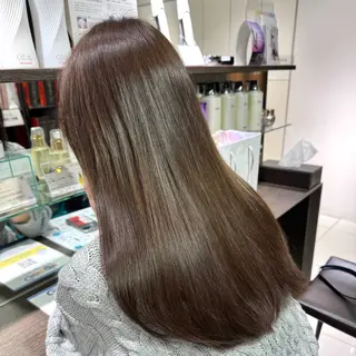 ロング カラー ヘアアレンジ ブリーチなしカラー /新百合ヶ丘/安形翔のヘアスタイル