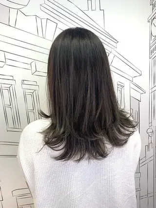 ミディアム 坪井 彰吾のヘアスタイル