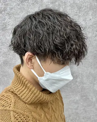 パーマ メンズ GLOP HOMME 店長　アオトのヘアスタイル
