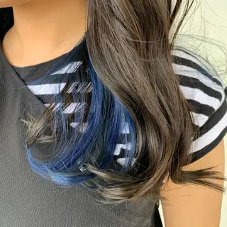 セミロング カラー 【髪質改善】 夏目結以のヘアスタイル