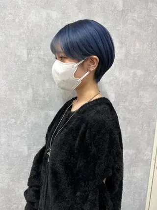 ショート モテ髪/ボブ/ショー ト/アダチフウトのヘアスタイル
