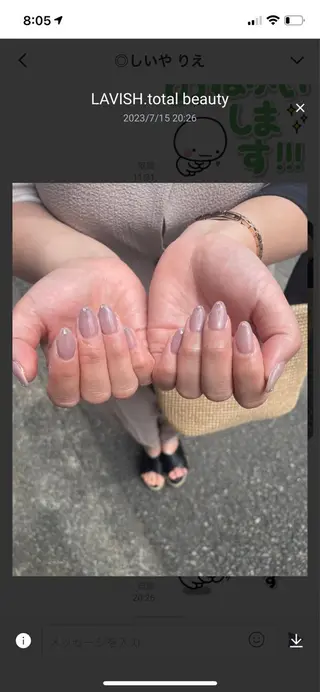 ネイル LAVISH nail salonのヘアスタイル