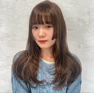 ロング レイヤー/髪質改善/ 飯尾百花のヘアスタイル