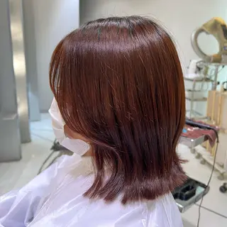 ミディアム 平田 愛奈のヘアスタイル