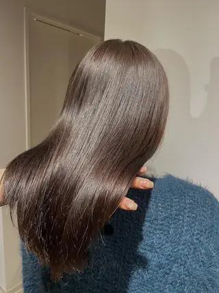 ミディアム カラー 韓国風カラー🤎 𝒄𝒉𝒊𝒌𝒂のヘアスタイル