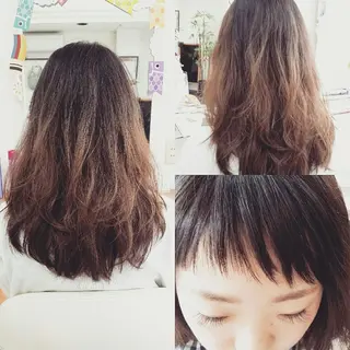 ロング カラー 芝 幸大のヘアスタイル
