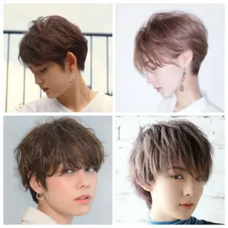 ショート 🧸 仲間ひめかのヘアスタイル