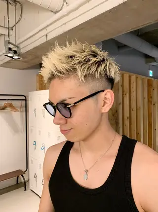 ショート カラー メンズ tension 【テンション】のヘアスタイル