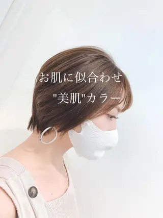 ショート カラー 【悩み解決!美髪へ】 店長 平間 響のヘアスタイル