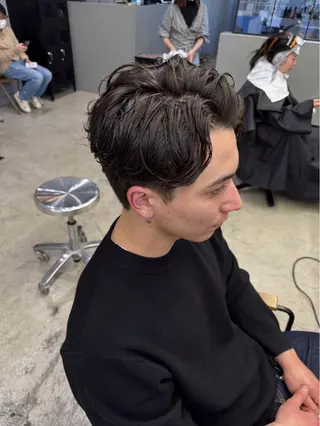 ショート パーマ メンズ メンズ専門サロン wokeのヘアスタイル