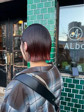 カラー 林 萌々のヘアスタイル