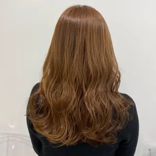 セミロング カラー 🤍💕ブリーチカラ ーAyaka💕🤍のヘアスタイル