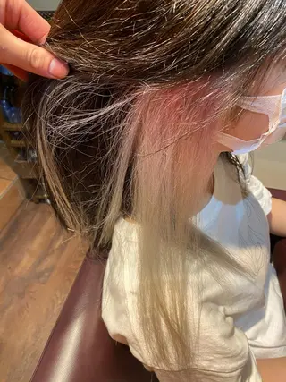 セミロング カラー パーマ ヘアアレンジ メンズ キッズ ネイル マツエク・マツパ 🌈髪質改善・美髪矯 正・平野瀬乃🌈のヘアスタイル