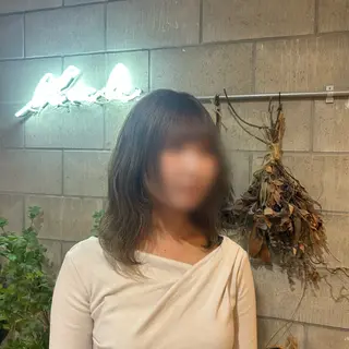 ミディアム カラー ✨ハイトーン/暗髪/ ハイライト/松岡✨のヘアスタイル