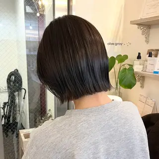 ショート カラー Yurika🕯️ 透明感カラー/ボブのヘアスタイル