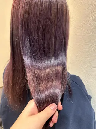 ロング カラー やまぐち あやみのヘアスタイル