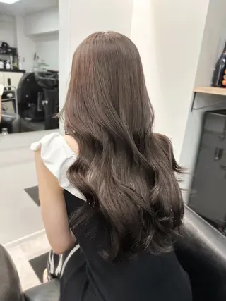 ミディアム カラー 韓国ヘア 店長NEGIのヘアスタイル
