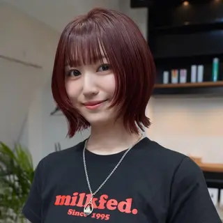 ショート ボブ／アンニュイ 🌷しだひめな🌷のヘアスタイル