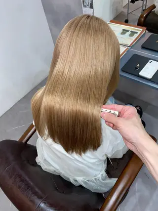 ロング カラー 宇佐美 柊のヘアスタイル