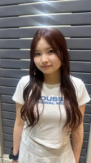 ロング カラー 脇田 光理のヘアスタイル