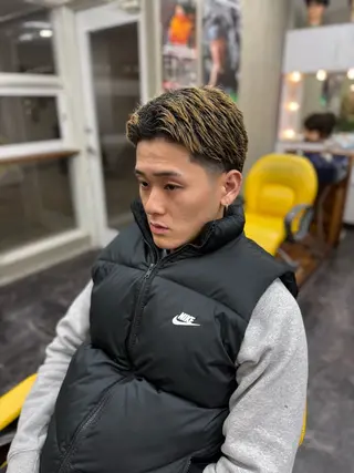 ショート SPINNER BARBEARIA所属・藤澤 蓮のヘアスタイル