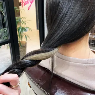 ロング カラー 縮毛矯正×髪質改善 店長　DAITOのヘアスタイル