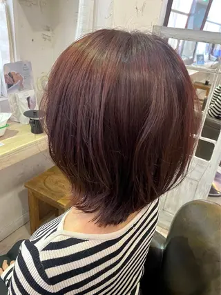 ミディアム カラー 心斎橋美容室 ARCHEあやかのヘアスタイル