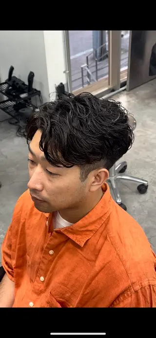 ショート パーマ メンズ お悩み解消✨/ メンズパーマ✨/直樹のヘアスタイル