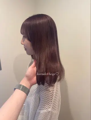 ロング カラー ヘアアレンジ Himawari♡ 柔らかいカラーのヘアスタイル