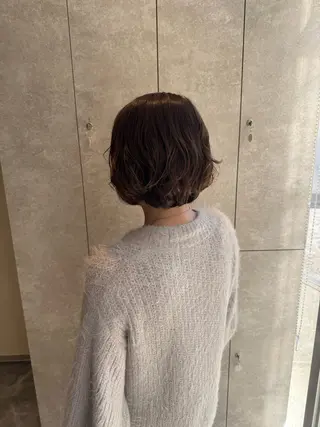 ショート パーマ スガハラ アンナのヘアスタイル
