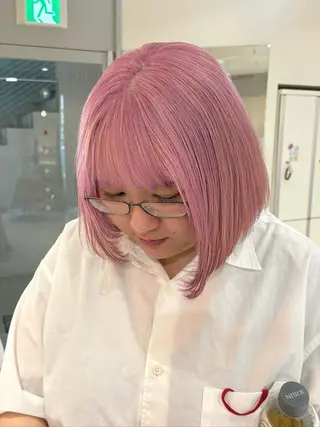 ミディアム カラー 浅野 匠のヘアスタイル