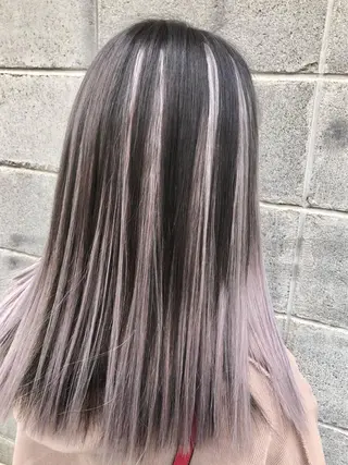 カラー ダブルスキルエクステ /羽エクステ白石宇由のヘアスタイル