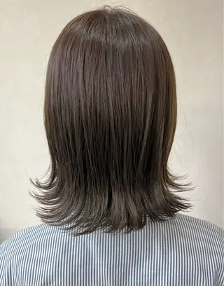 ミディアム カラー ✨ナチュラル✨ 佐藤隆志のヘアスタイル